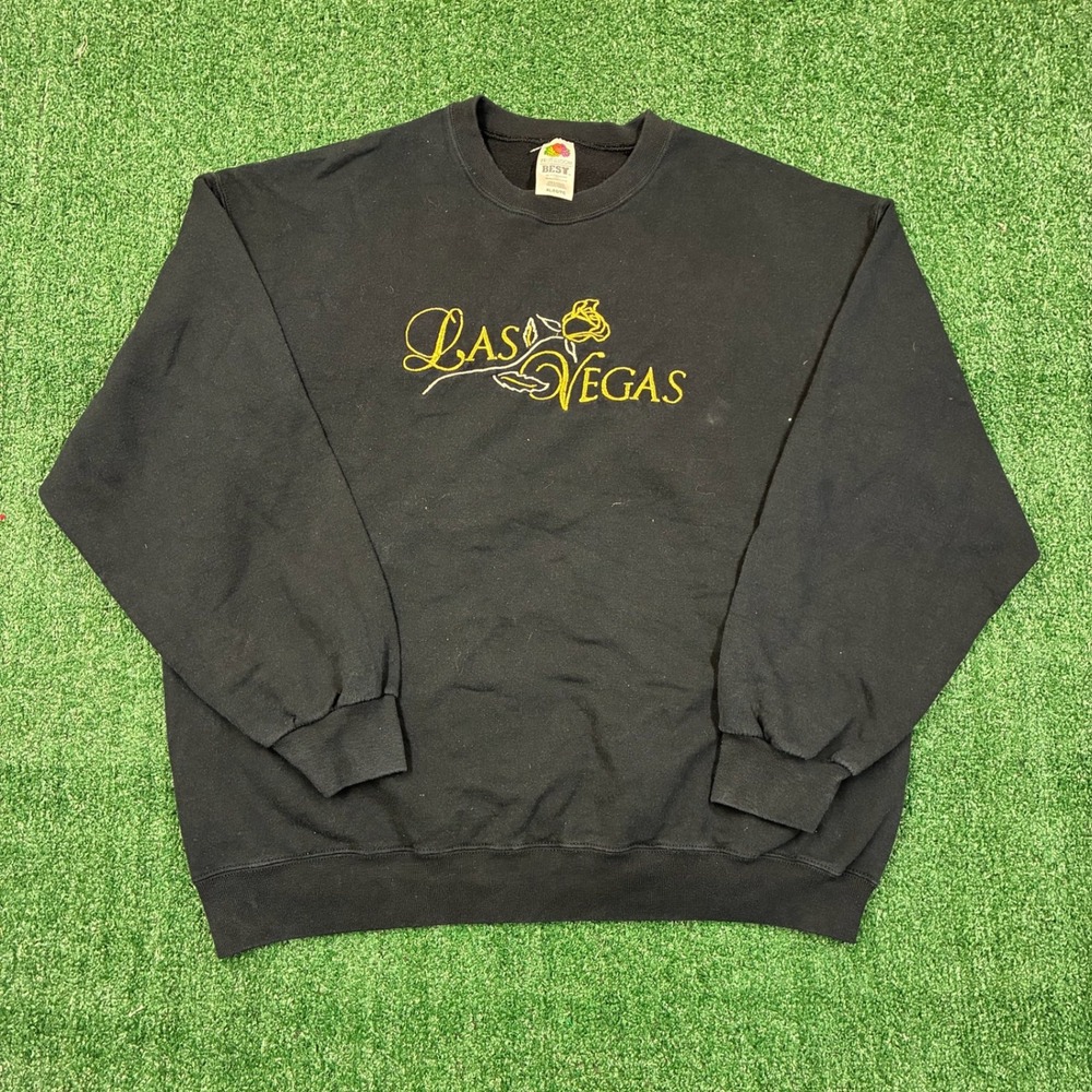 Vintage‎ Las Vegas Embroidered Crewneck Sweatshirt